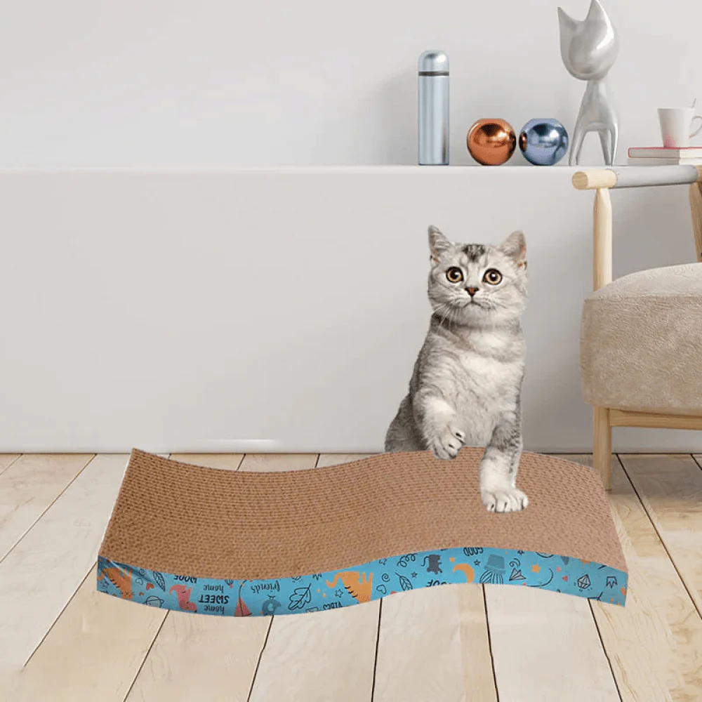 Goofy Tails Scratcher for Cats (Yellow) - Image 8