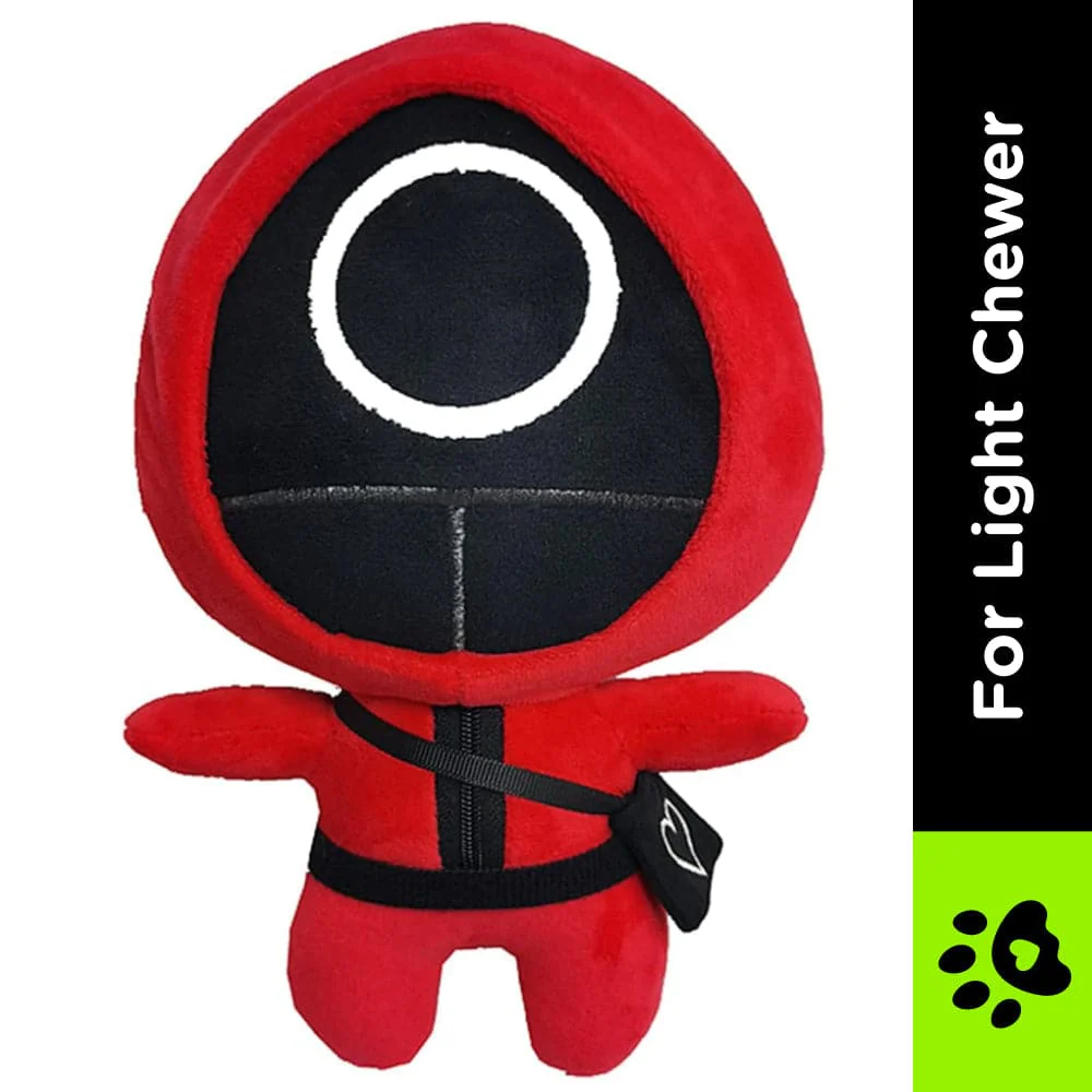 Goofy Tails Squid Games Cricle Printed Stuffed Toy for Dogs - Image 2