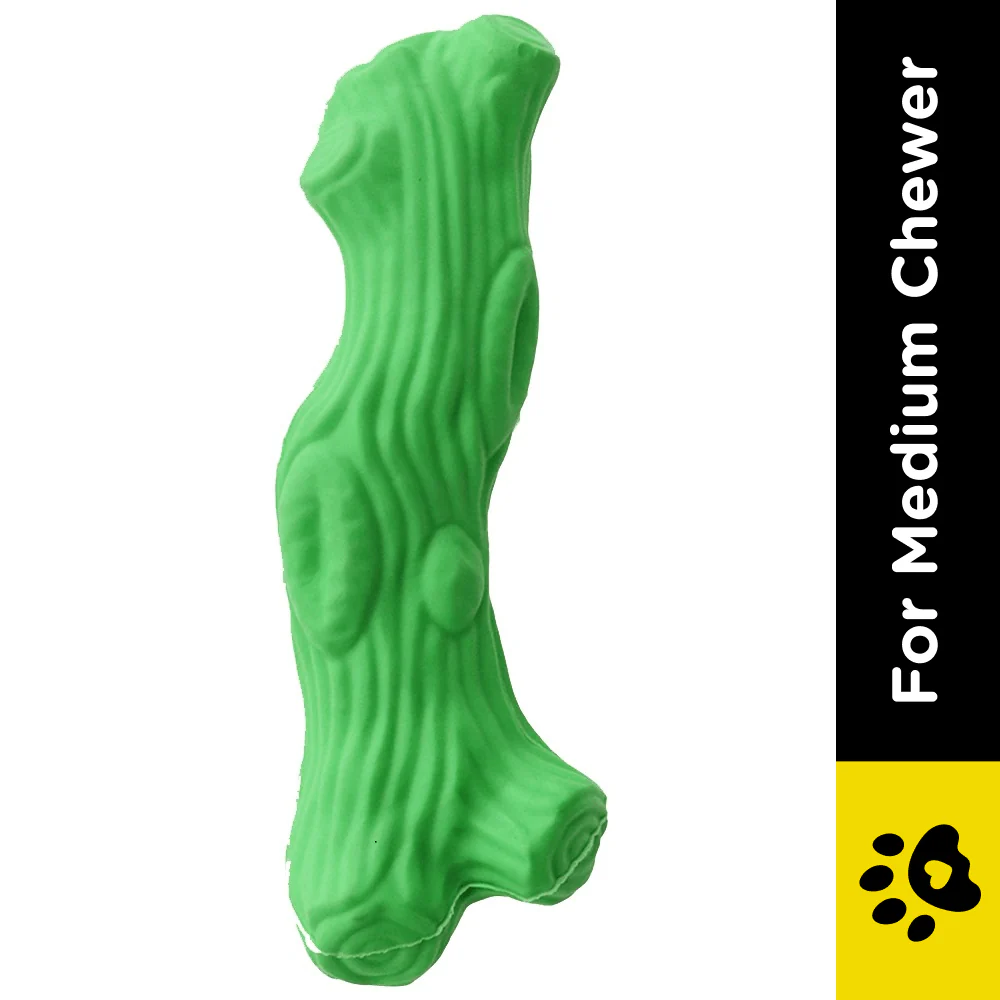 Goofy Tails Tree Trunk Chew Toys for Dogs (Green) - Image 2