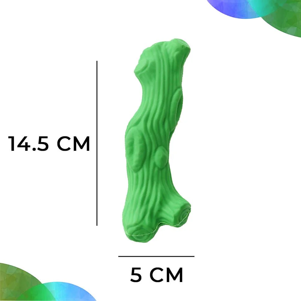 Goofy Tails Tree Trunk Chew Toys for Dogs (Green) - Image 3