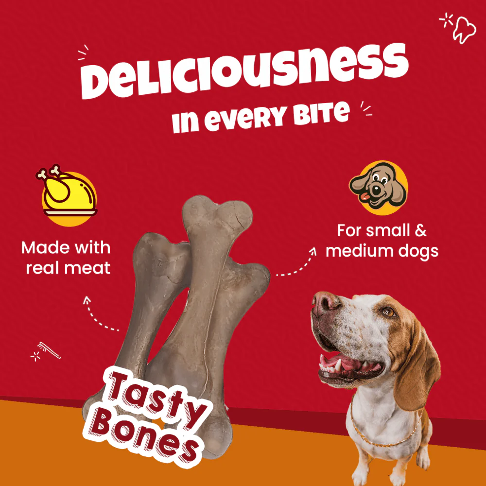 Goofy Tails Turkey and Parsley Active Dental Bone Dog Treats - Image 7