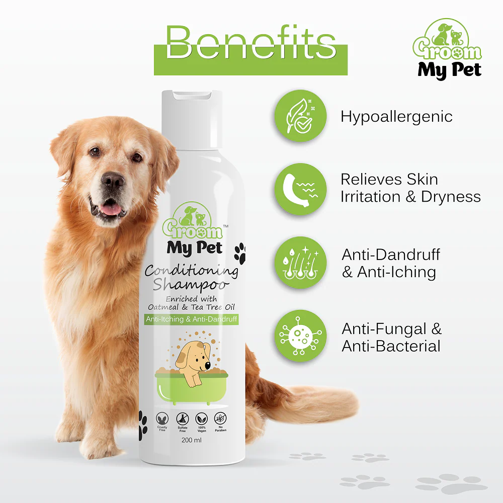 Groom My Pet Anti Itch & Dandruff Conditioning Shampoo for Dogs - Image 2