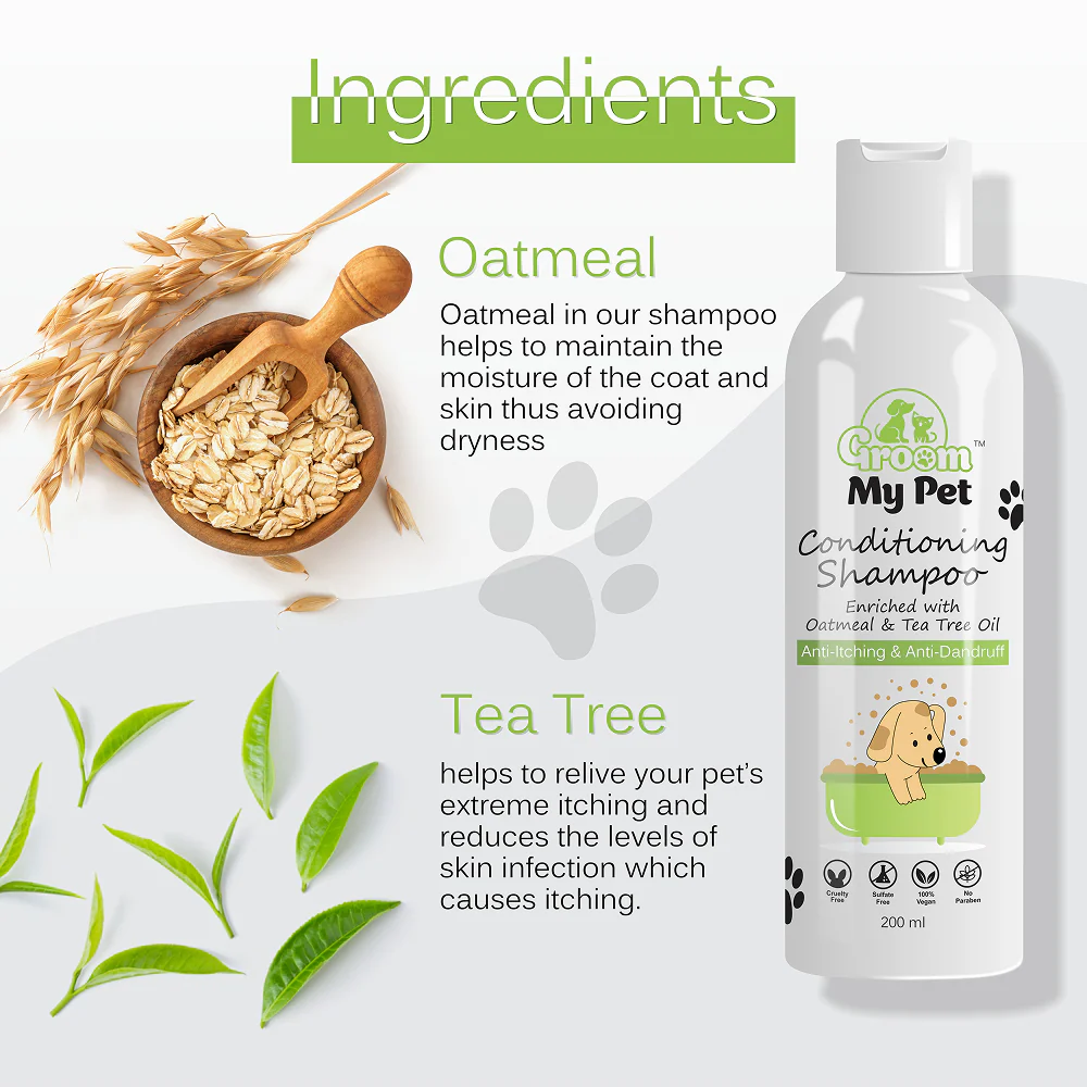 Groom My Pet Anti Itch & Dandruff Conditioning Shampoo for Dogs - Image 3
