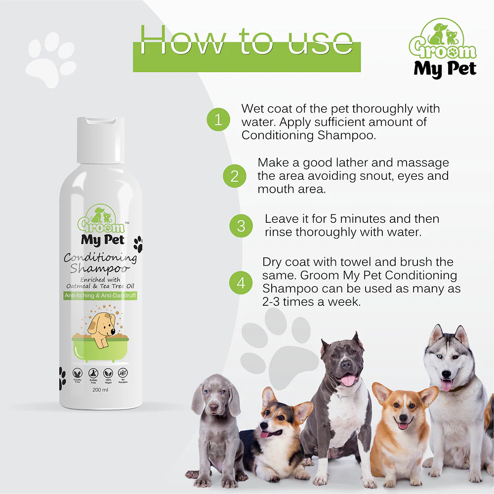 Groom My Pet Anti Itch & Dandruff Conditioning Shampoo for Dogs - Image 5