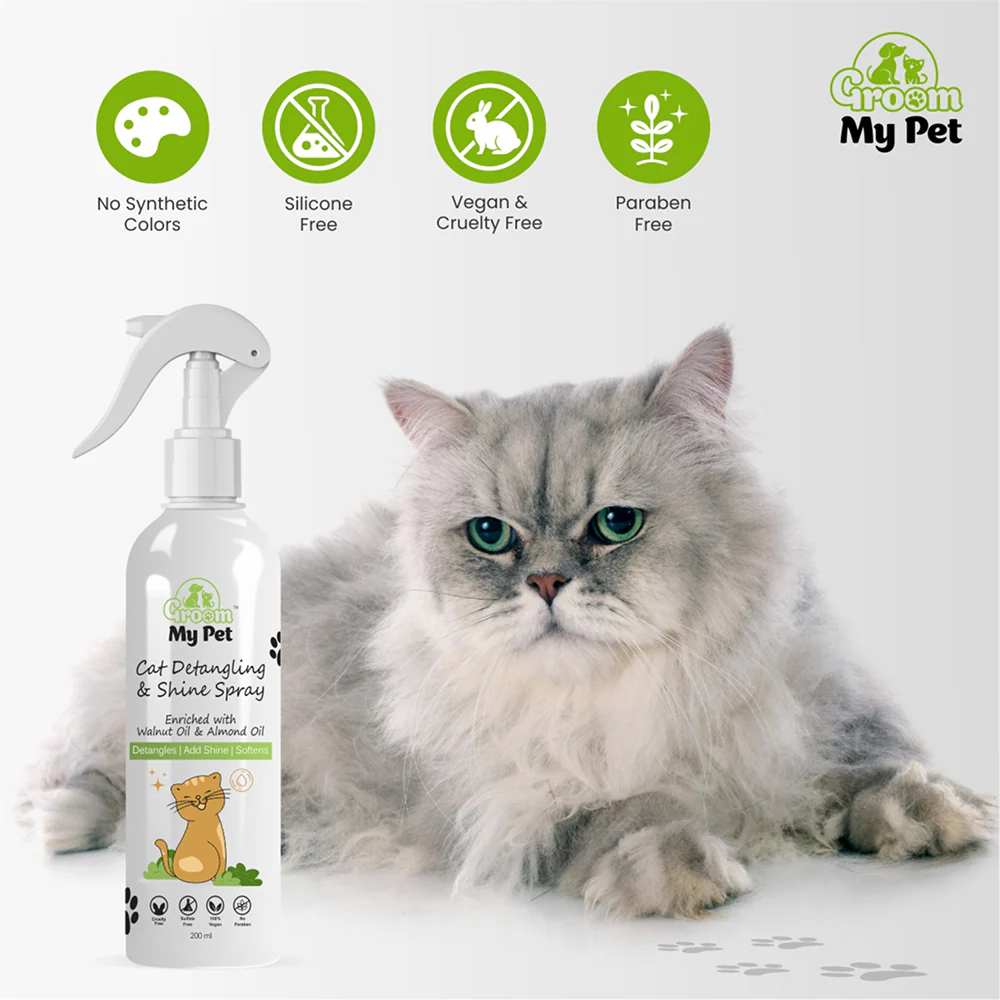 Groom My Pet Detangling and Shine Spray for Cats - Image 3