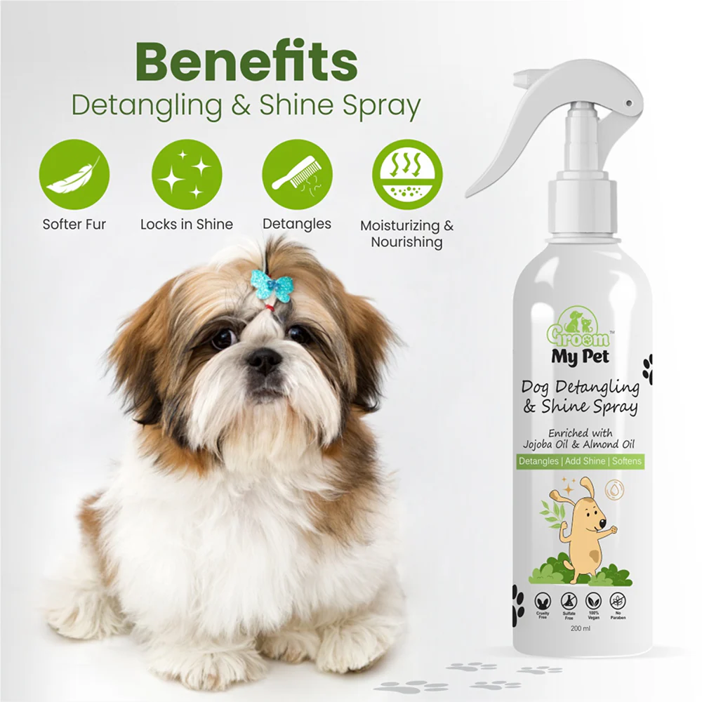 Groom My Pet Detangling and Shine Spray for Dogs - Image 2