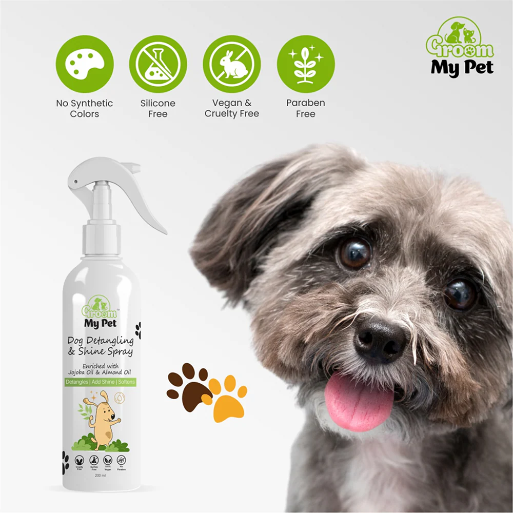 Groom My Pet Detangling and Shine Spray for Dogs - Image 3