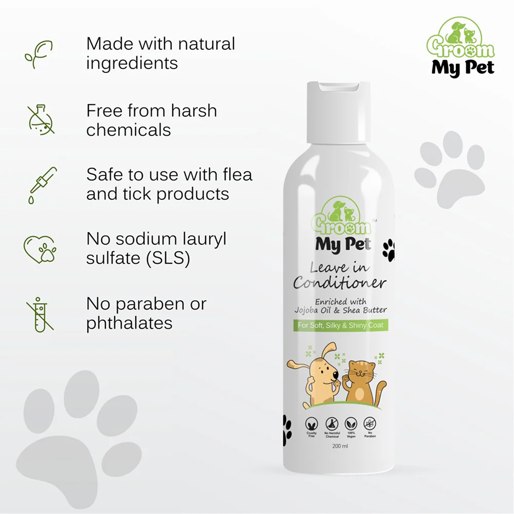 Groom My Pet Leave In Conditioner No Rinse Formula for Dogs and Cats - Image 4