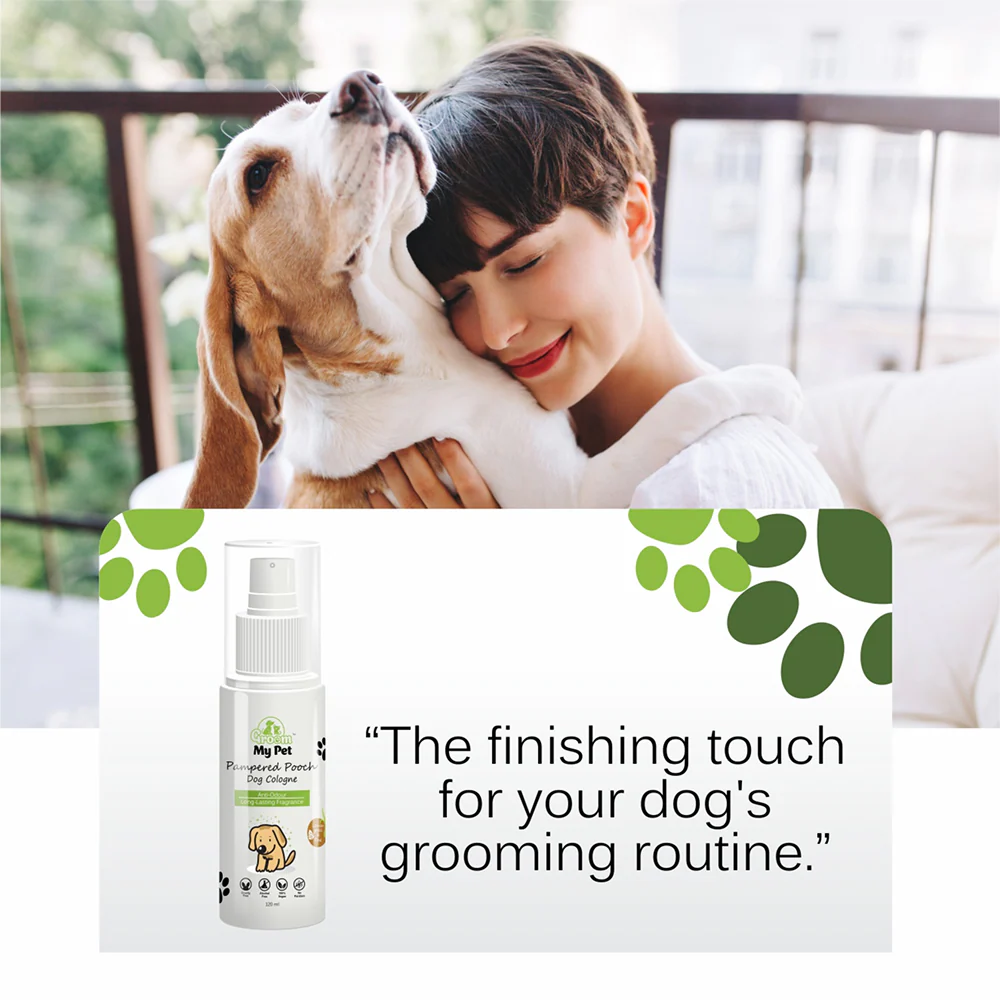Groom My Pet Lemongrass & Pine Pampered Pooch Cologne for Dogs - Image 5