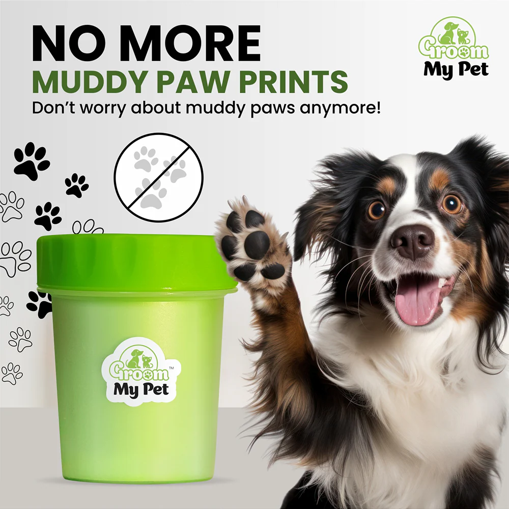 Groom My Pet Paw Cleaner for Dogs and Cats (Green) - Image 3