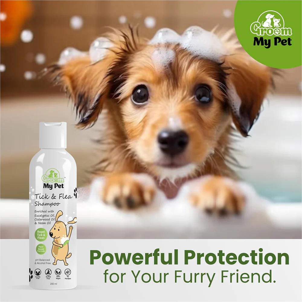 Groom My Pet Tick and Flea Shampoo for Dogs - Image 3