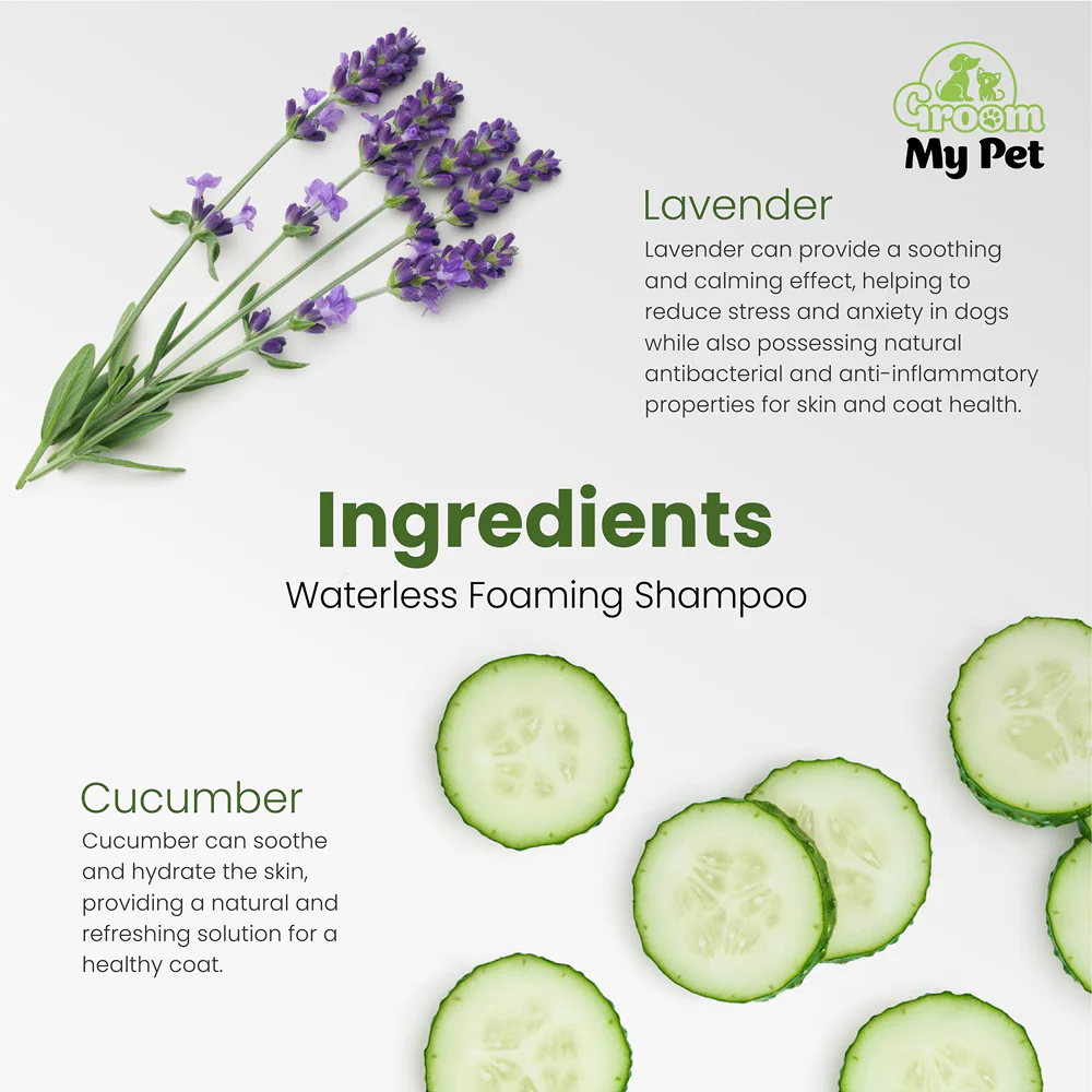 Groom My Pet Waterless Foaming Shampoo for Dogs - Image 3
