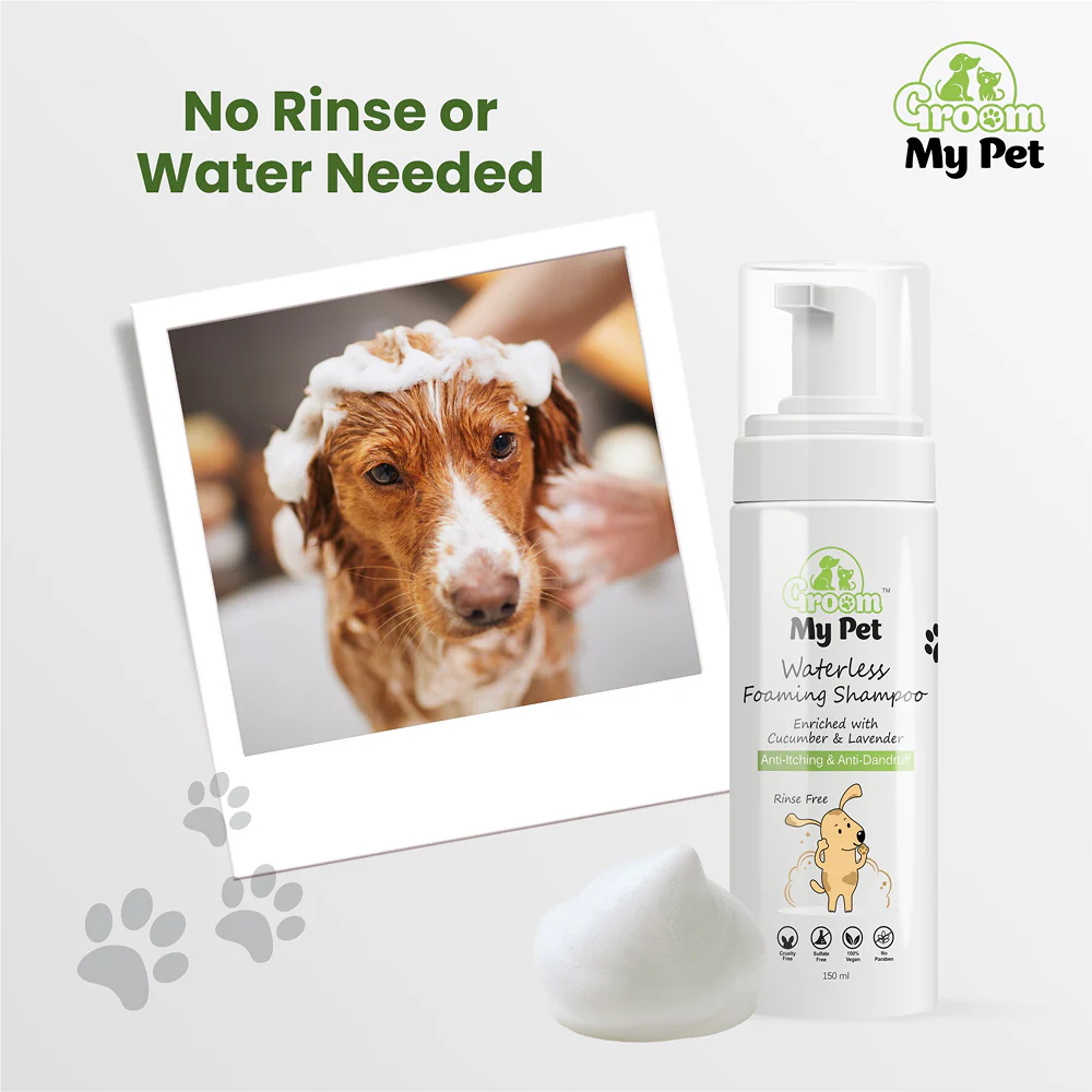Groom My Pet Waterless Foaming Shampoo for Dogs - Image 4