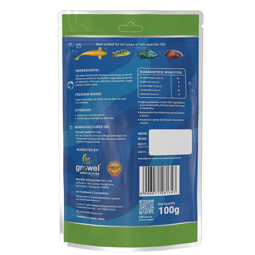 Growel Rainbow Medium 5.5mm Floating Pellet for Fish - Image 6