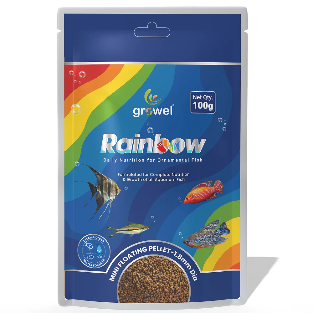 Growel Rainbow Mini 1.8mm Floating Pellet for Fish