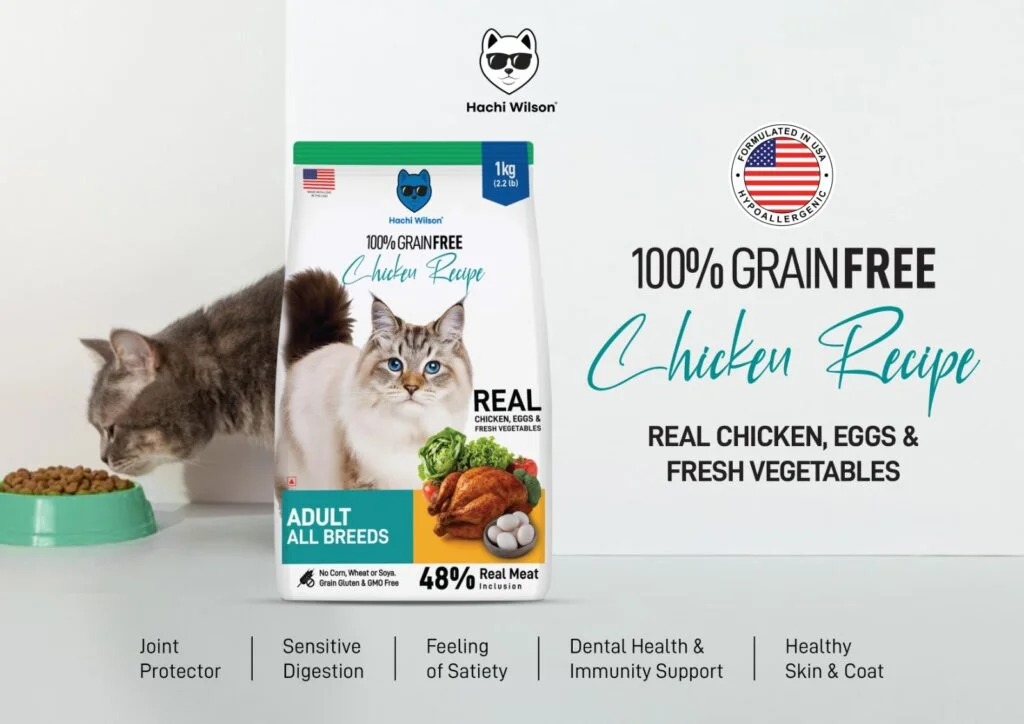 Hachi Wilson Grain Free Chicken Adult Cat Dry Food - Image 4