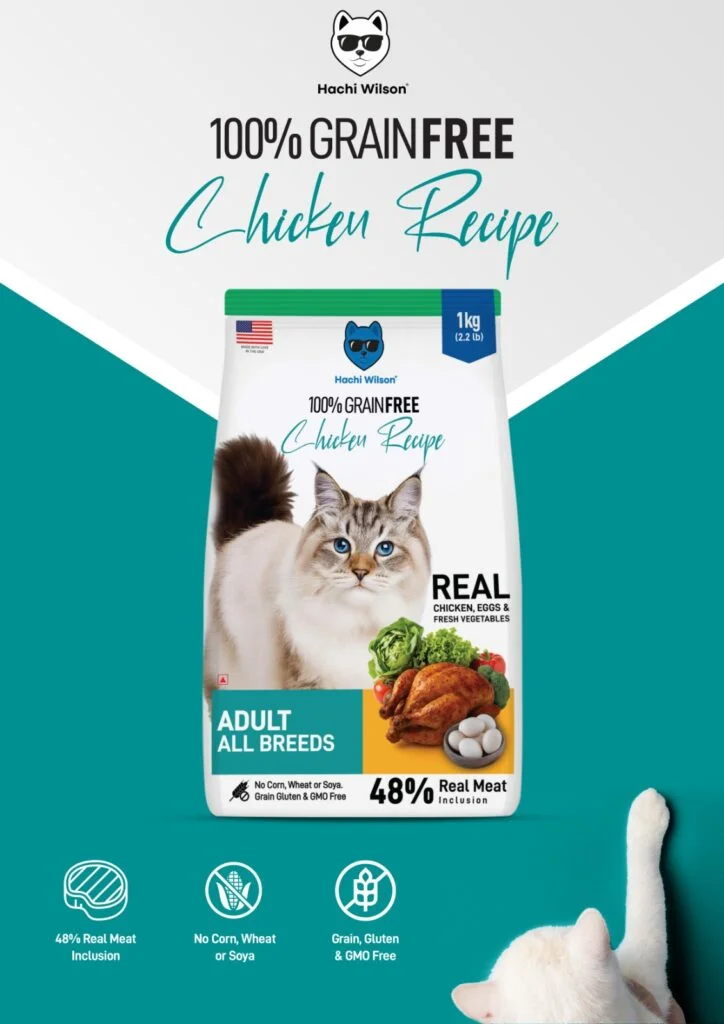 Hachi Wilson Grain Free Chicken Adult Cat Dry Food - Image 6