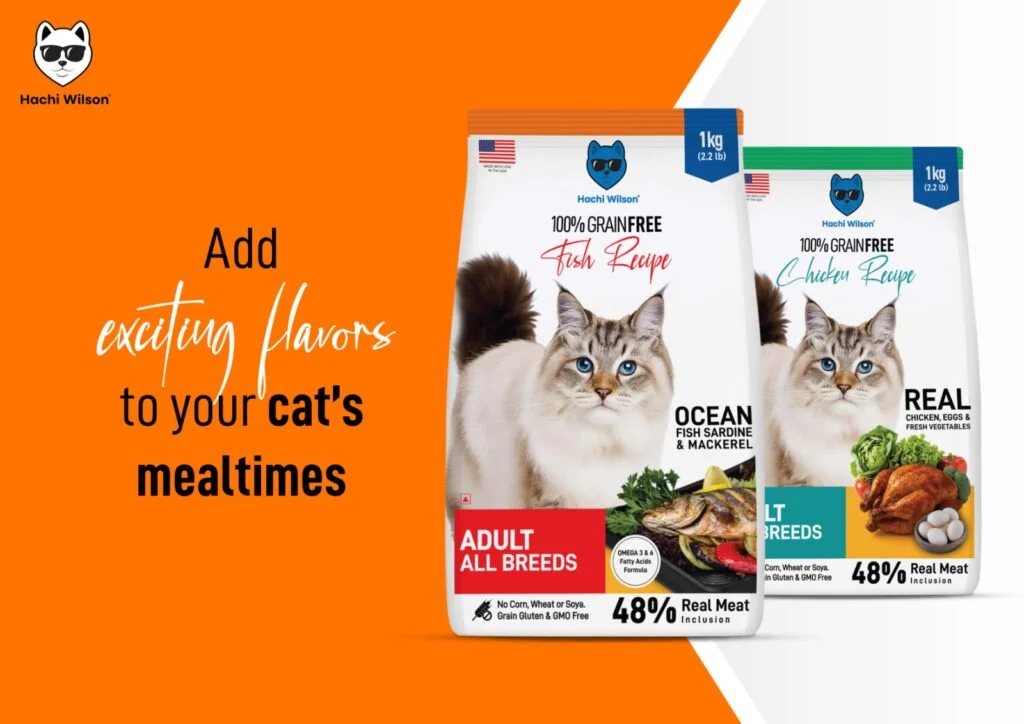 Hachi Wilson Grain Free Ocean Fish Sardine & Mackerel Adult Cat Dry Food - Image 2