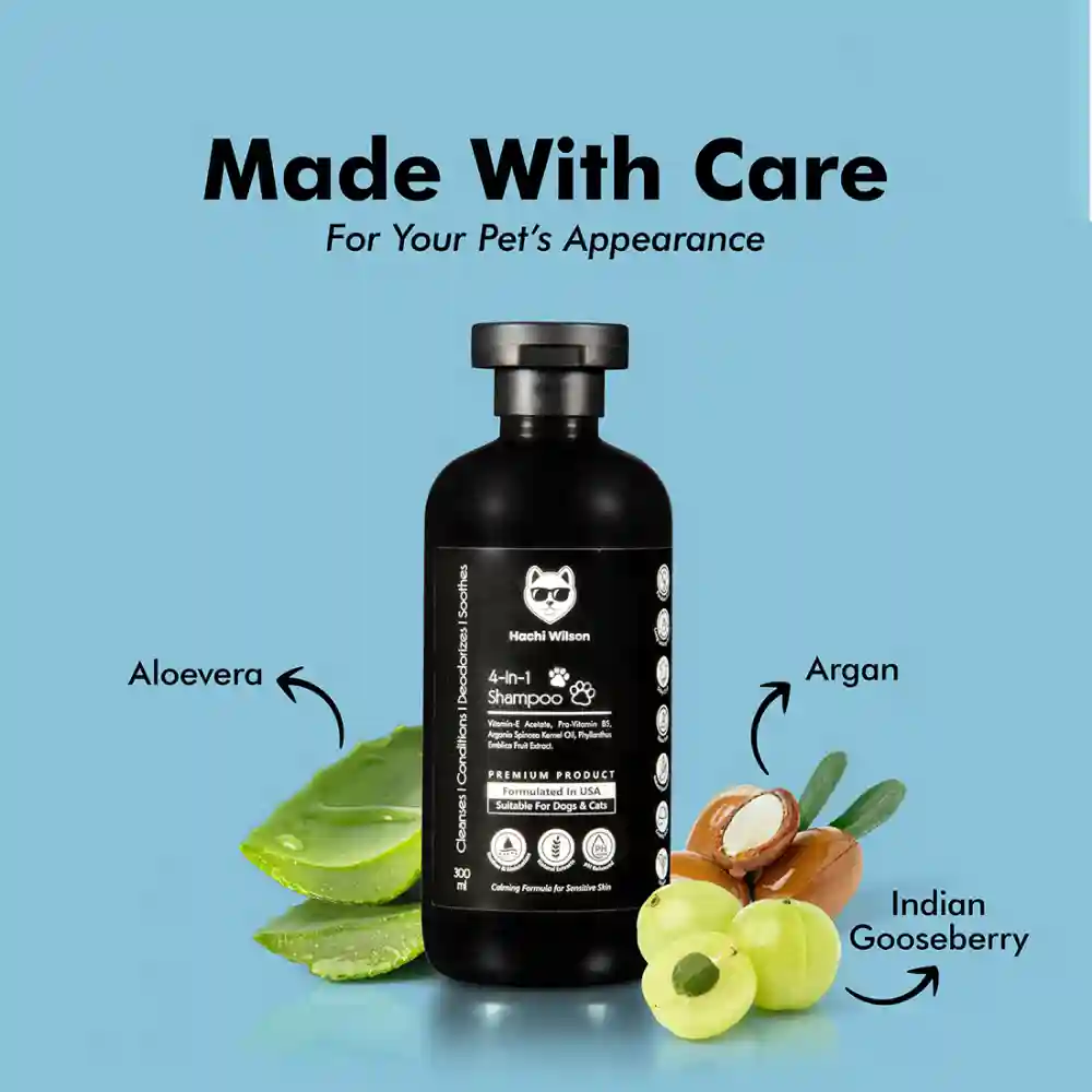 Hachi Wilson Premium 4 in 1 Shampoo for Dogs and Cats - Image 3
