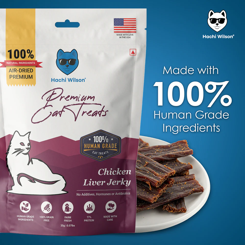 Hachi Wilson Premium Chicken Liver Jerky Cat Treat - Image 3