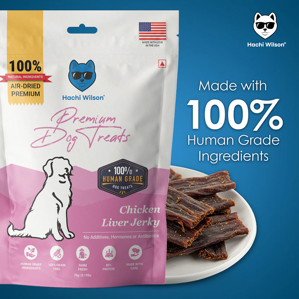 Hachi Wilson Premium Chicken Liver Jerky Dog Treat - Image 3