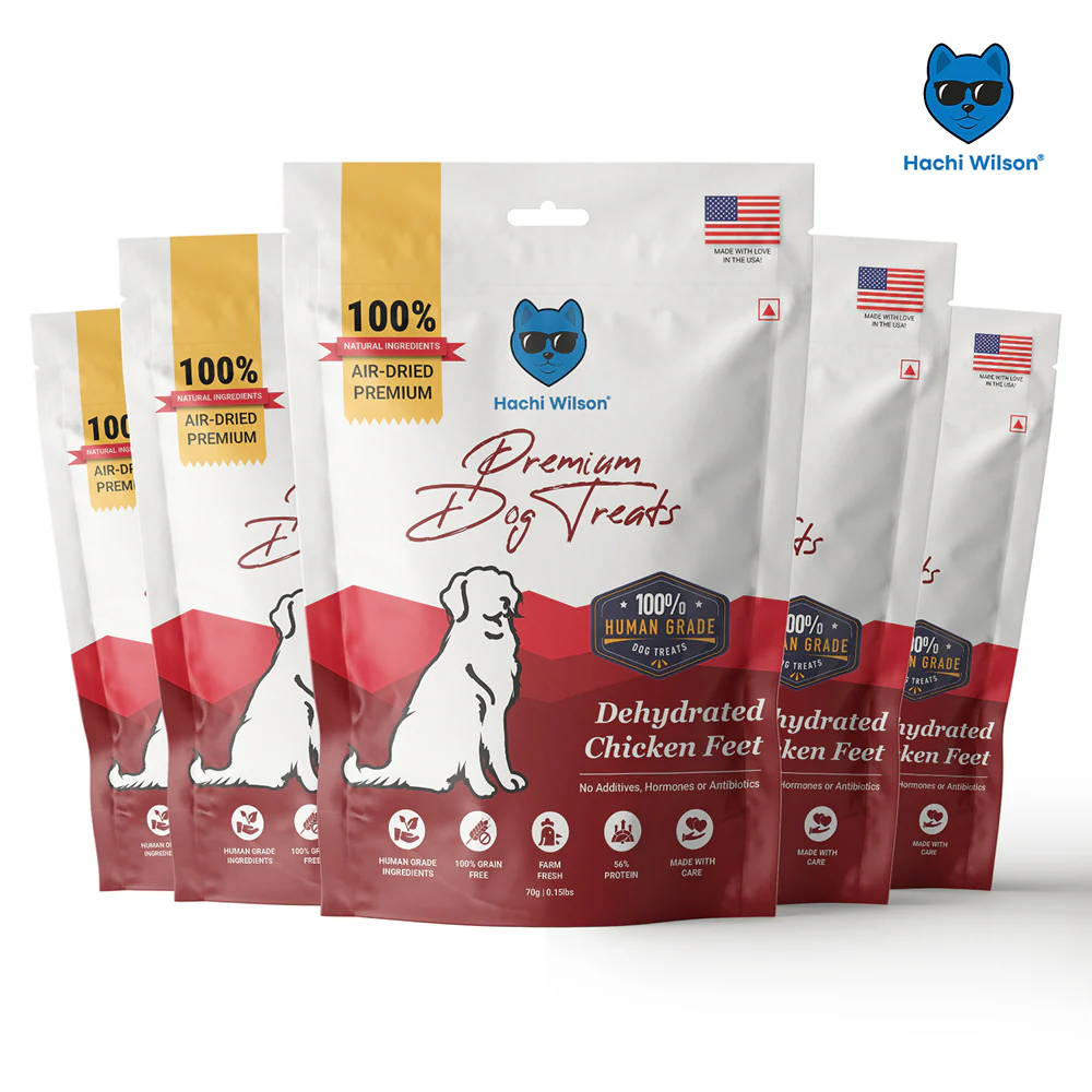 Hachi Wilson Premium Dehydrated Chicken Feet Jerky Dog Treat - Image 9
