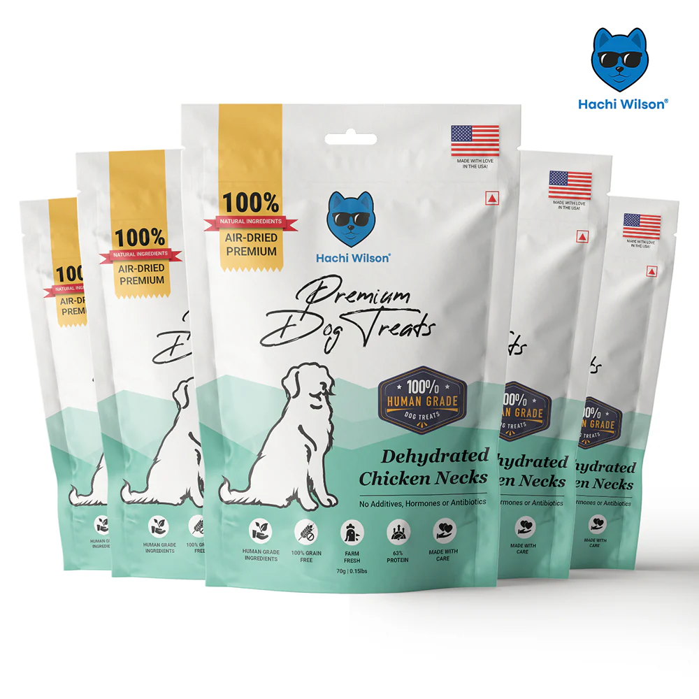 Hachi Wilson Premium Dehydrated Chicken Neck Jerky Dog Treat - Image 10