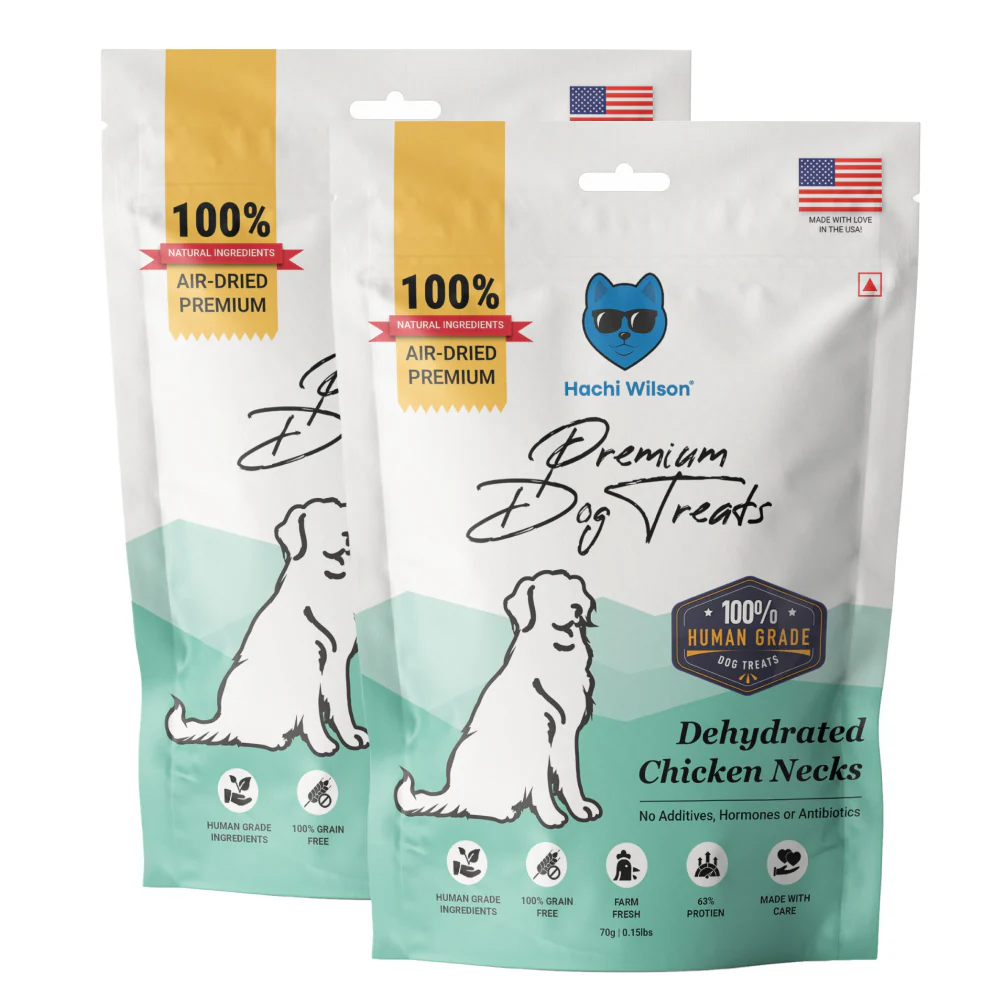 Hachi Wilson Premium Dehydrated Chicken Neck Jerky Dog Treat - Image 7