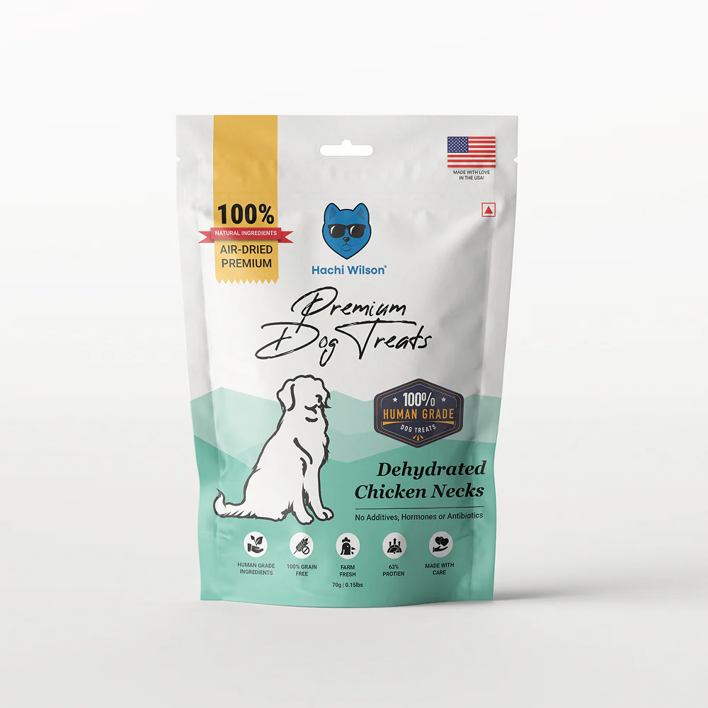 Hachi Wilson Premium Dehydrated Chicken Neck Jerky Dog Treat - Image 8