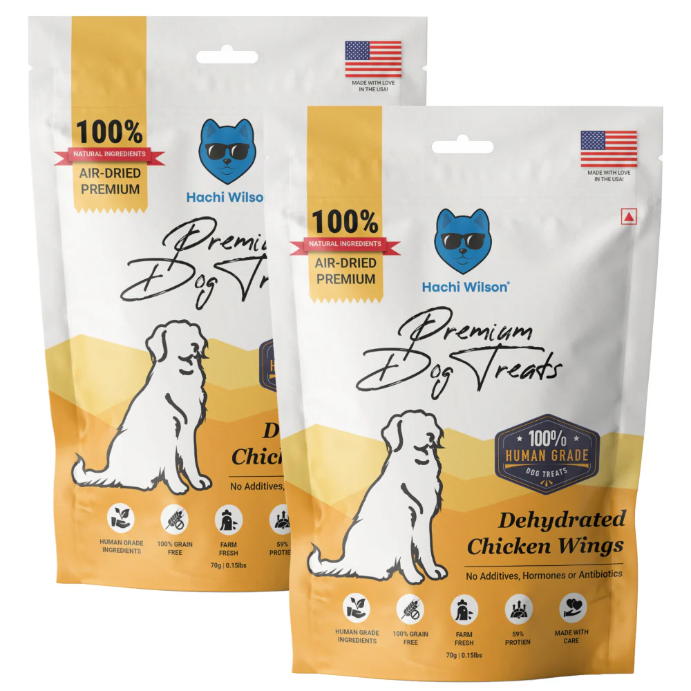 Hachi Wilson Premium Dehydrated Chicken Wings Jerky Dog Treat - Image 7