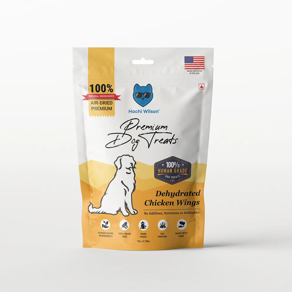 Hachi Wilson Premium Dehydrated Chicken Wings Jerky Dog Treat - Image 9