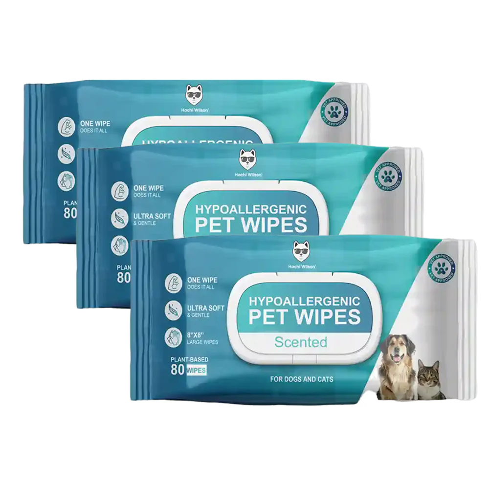 Hachi Wilson Premium Hypoallergenic Plant Based Wipes for Dogs and Cats - Image 6