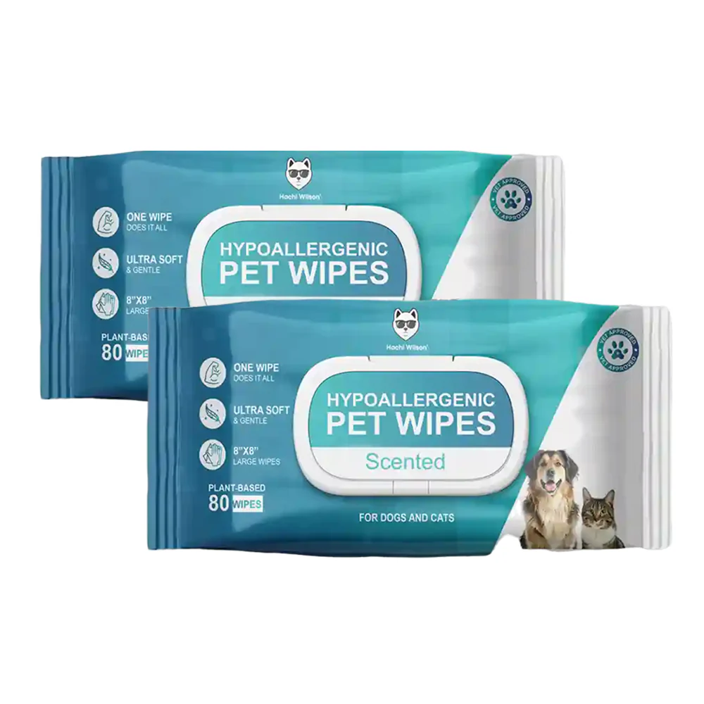 Hachi Wilson Premium Hypoallergenic Plant Based Wipes for Dogs and Cats - Image 7
