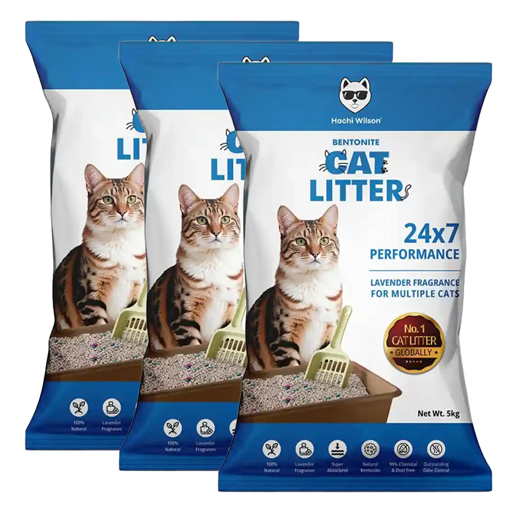 Hachi Wilson Scented Natural Bentonite White Sand Cat Litter - Image 14