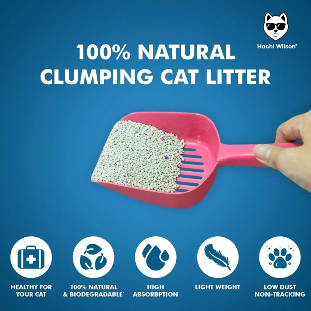 Hachi Wilson Scented Natural Bentonite White Sand Cat Litter - Image 4