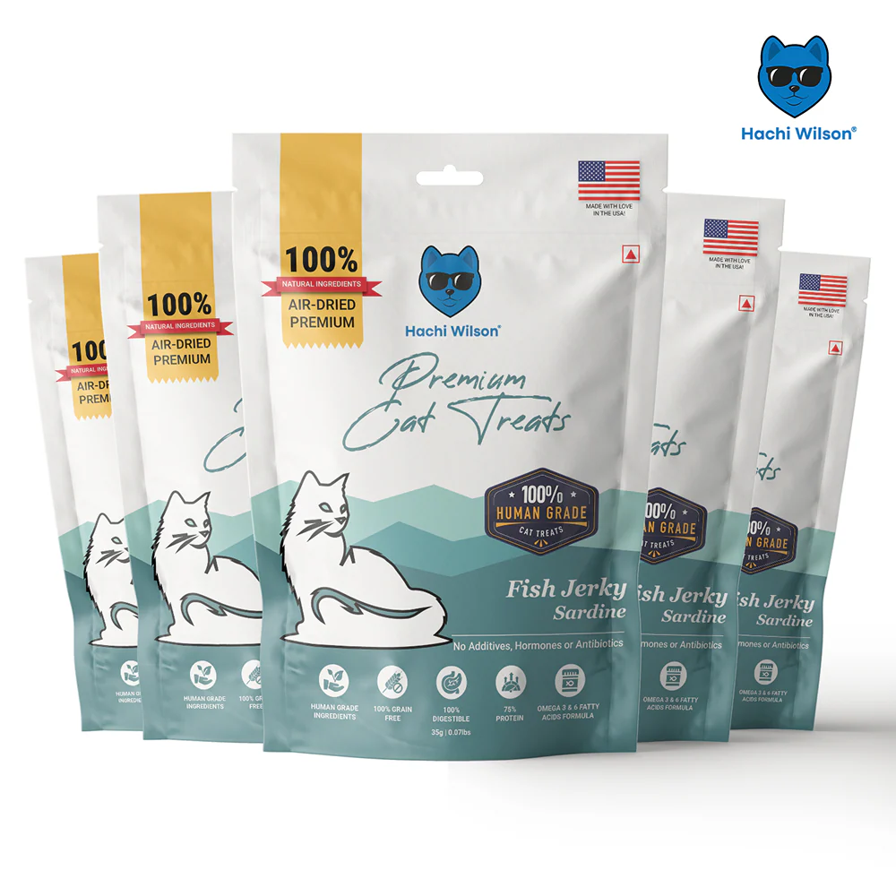 Hachi Wilson Premium Sardine Fish Jerky Cat Treat - Image 7