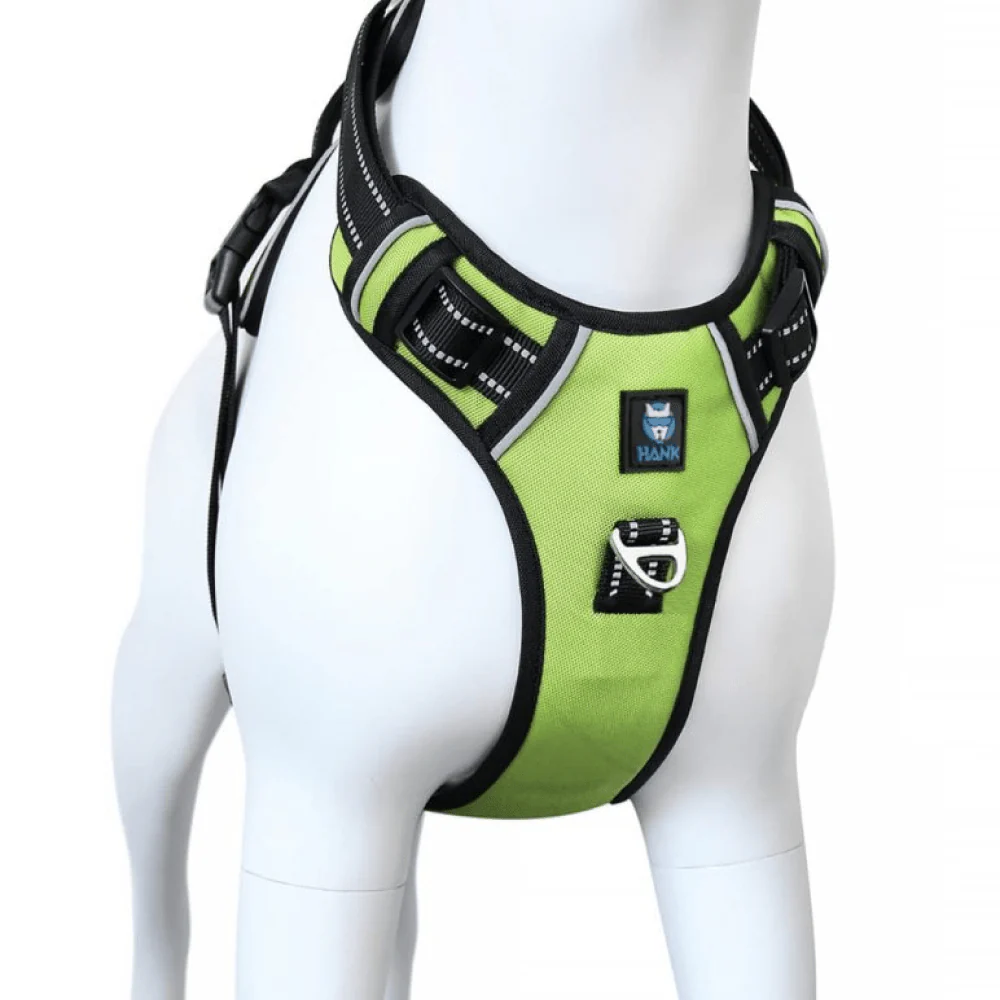 Hank 3M Reflective Harness for Puller Dogs (Neon Green) - Image 9
