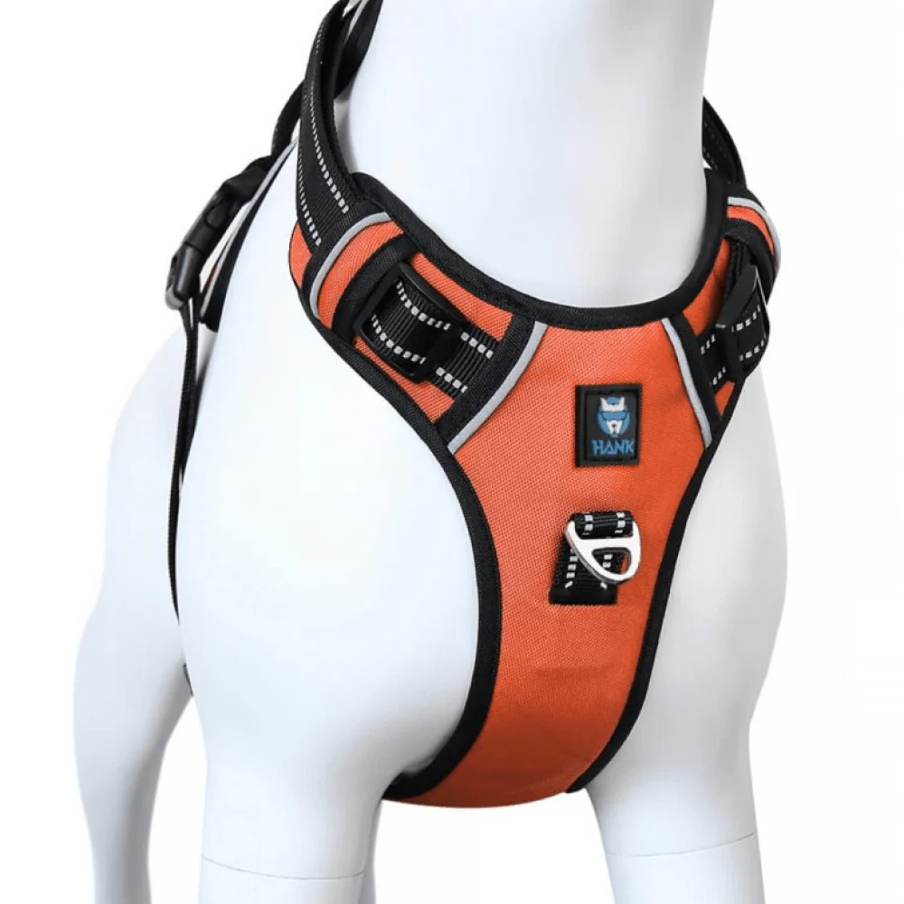Hank 3M Reflective Harness for Puller Dogs (Neon Orange) - Image 9