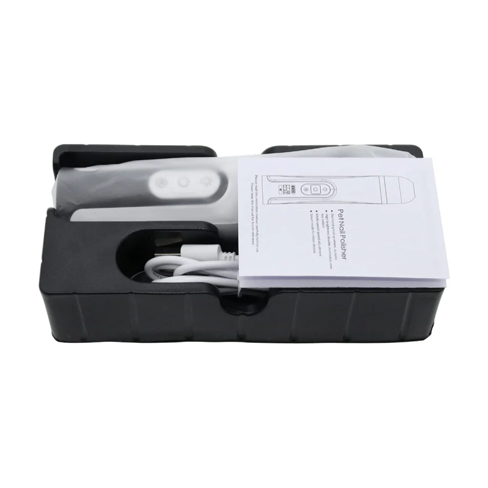 Hank Electric Nail Grinder with LED Light and LCD Display for Dogs and Cats - Image 7