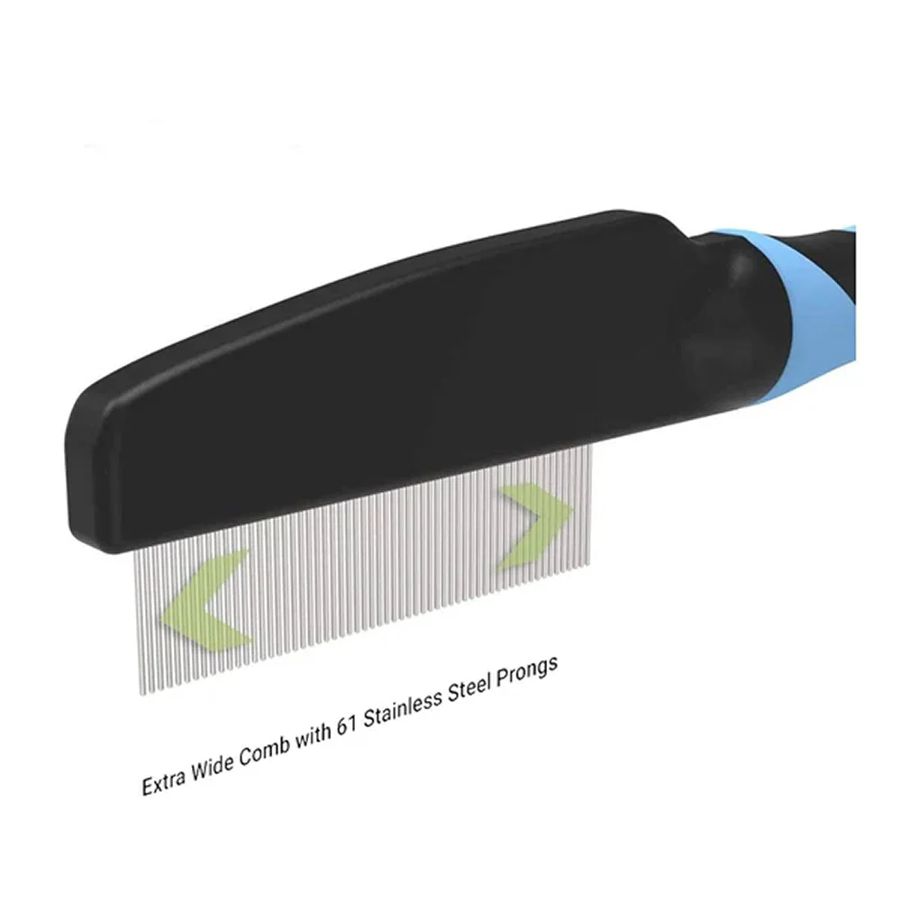 Hank Flea Comb for Pets (Blue) - Image 5