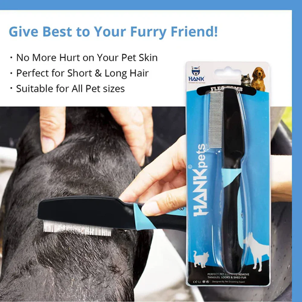 Hank Flea Comb for Pets (Blue) - Image 7