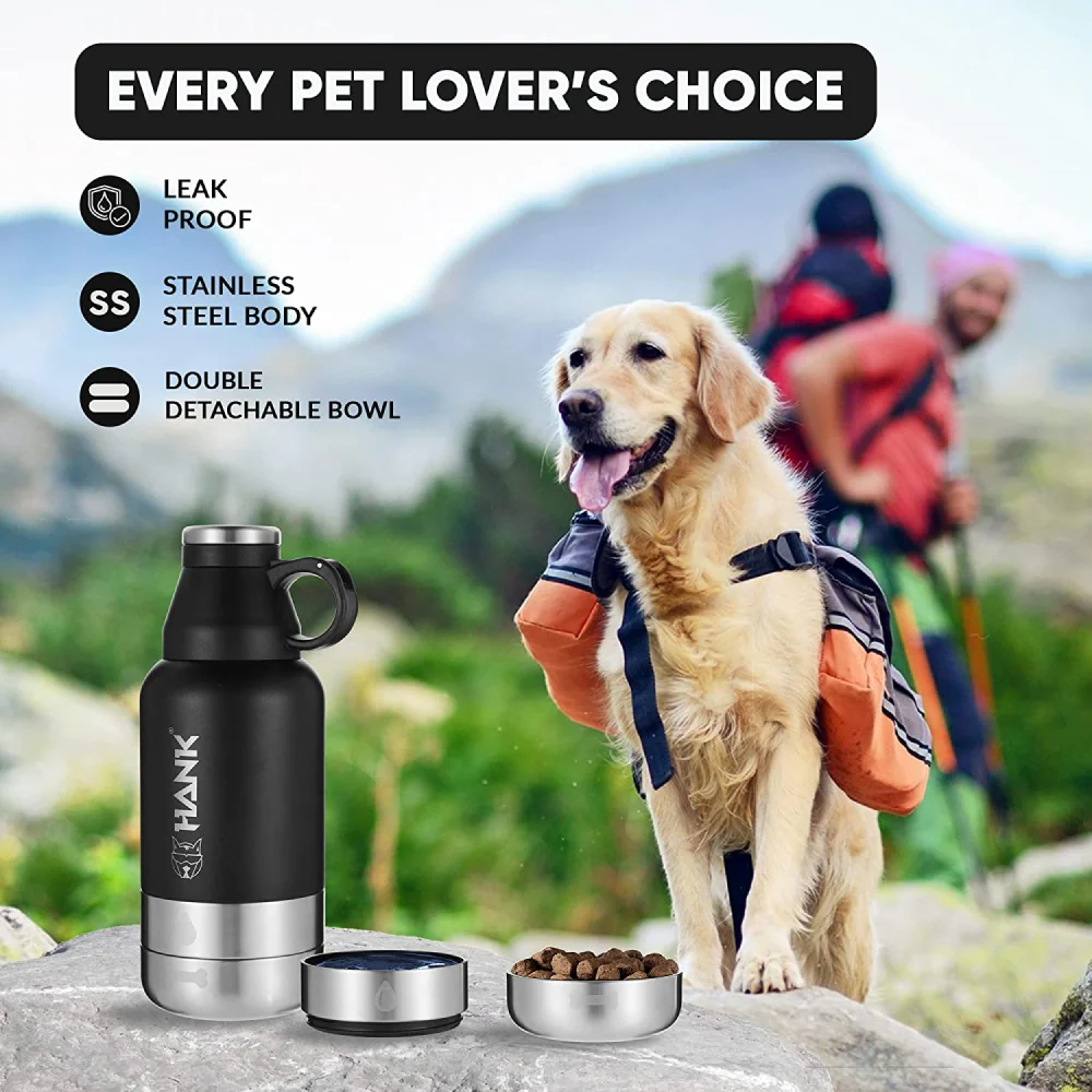 Hank Insulated 32oz Travel Water Bottle for Dogs - Image 2