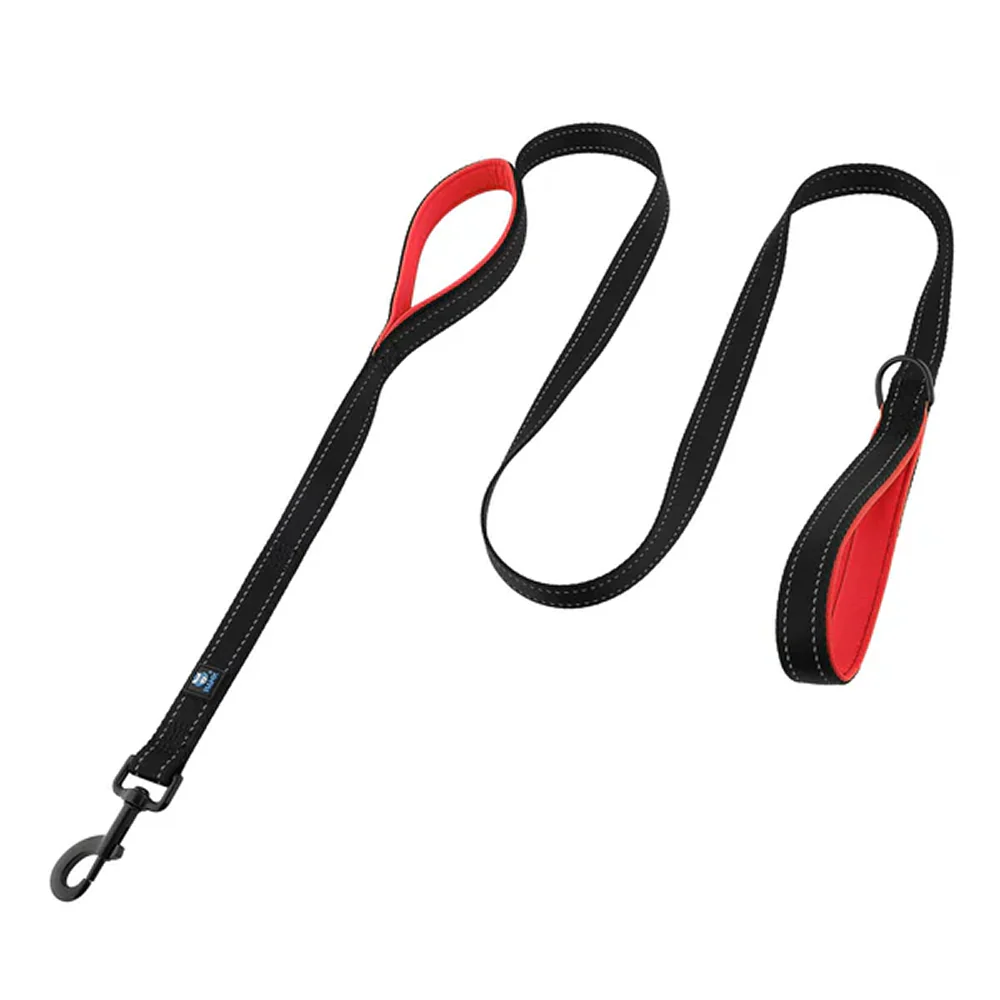 Hank Leash Design for Heavy Puller Dogs (Red)