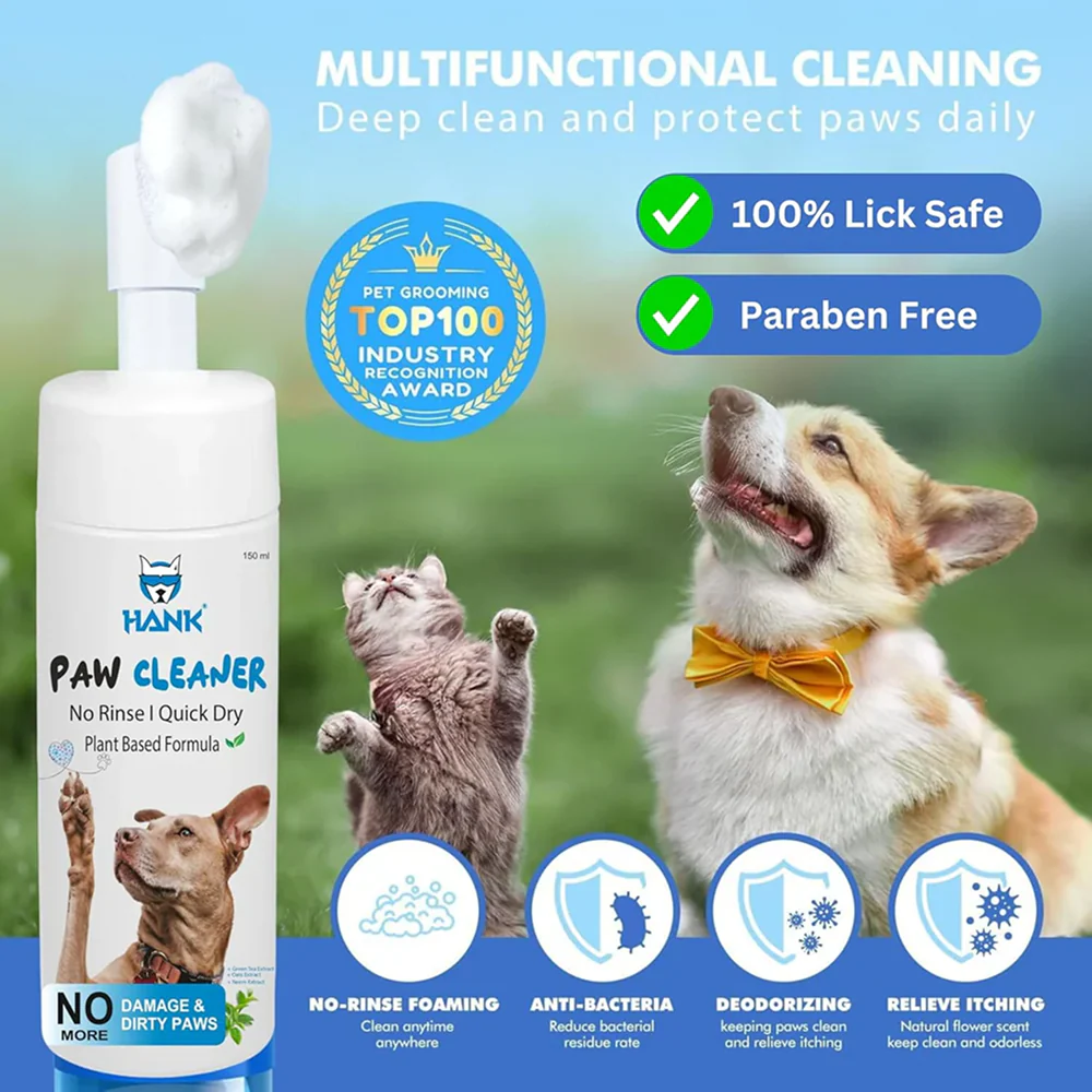 Hank Paw Cleaner for Dogs and Cats (Blue) - Image 2