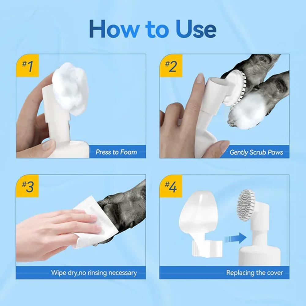 Hank Paw Cleaner for Dogs and Cats (Blue) - Image 5