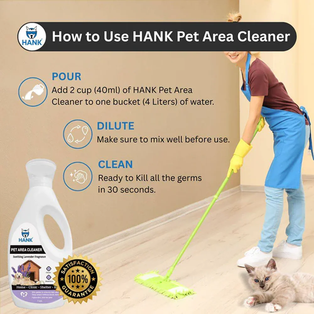 Hank Lavender Pet Friendly Floor Cleaner Kennel Wash Floor Cleaner For Dog - Image 5