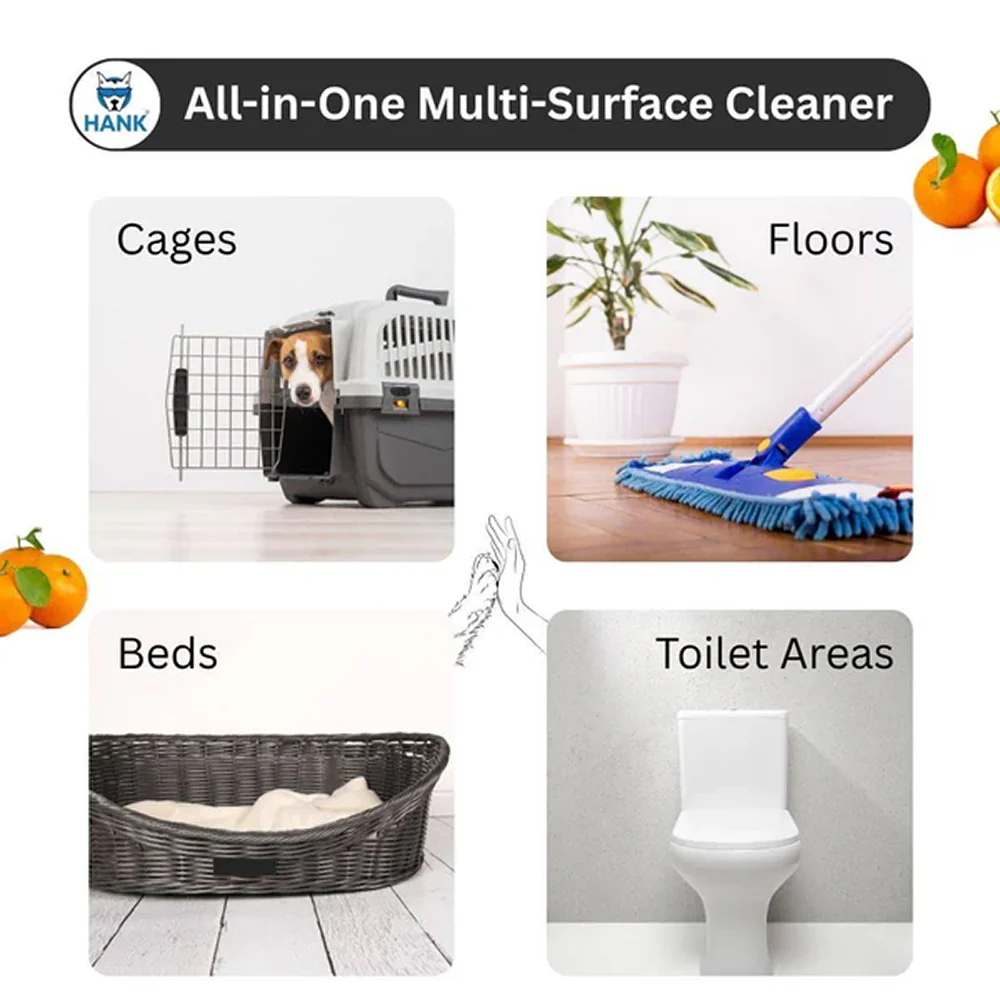Hank Orange Pet Friendly Floor Cleaner Kennel Wash Floor Cleaner For Dog - Image 3