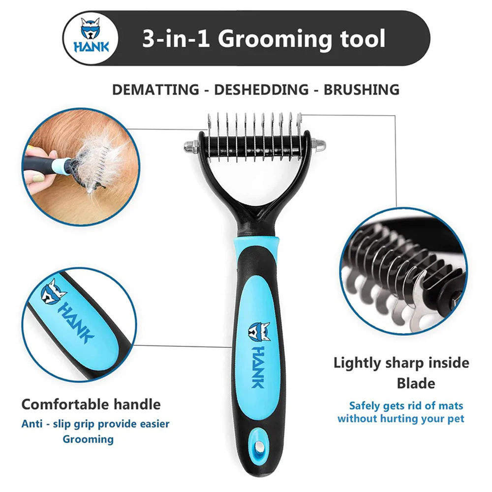 Hank Pet Safe Dematting Comb Easy Mats and Tangles Remover - Image 2