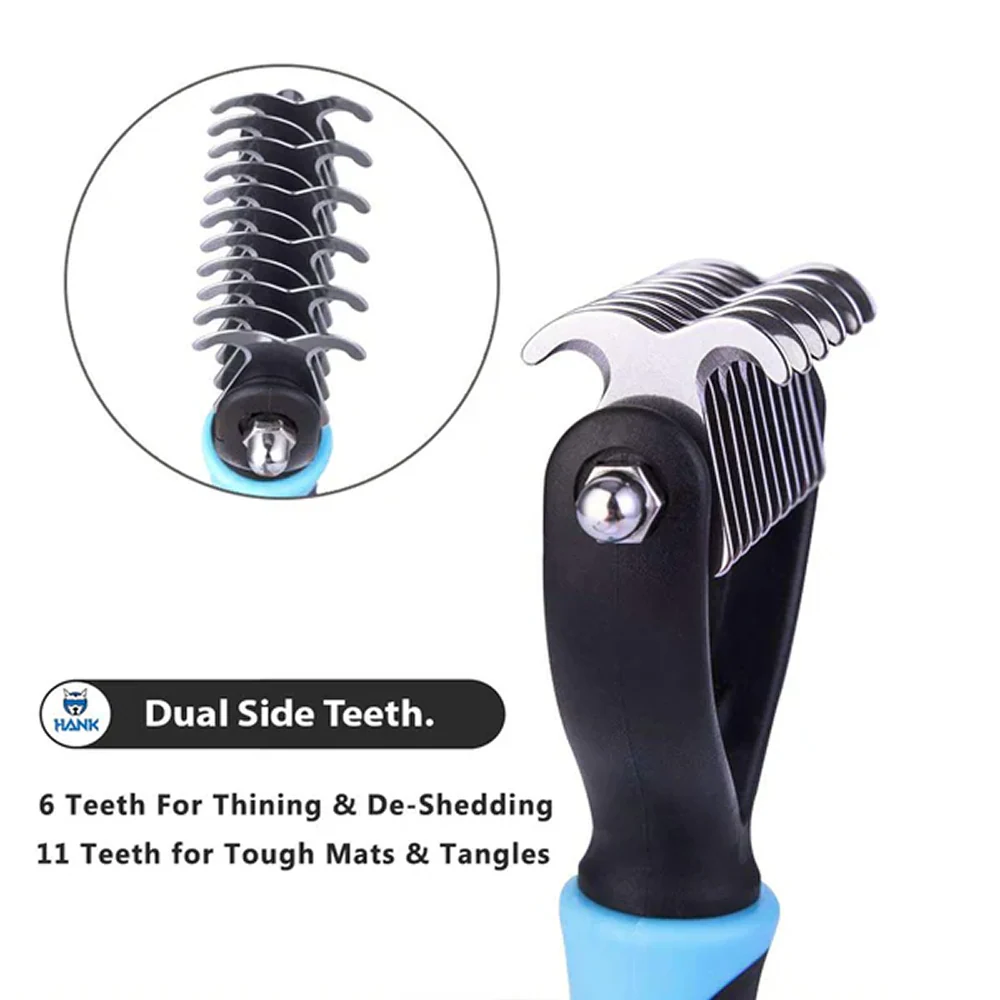 Hank Pet Safe Dematting Comb Easy Mats and Tangles Remover - Image 3