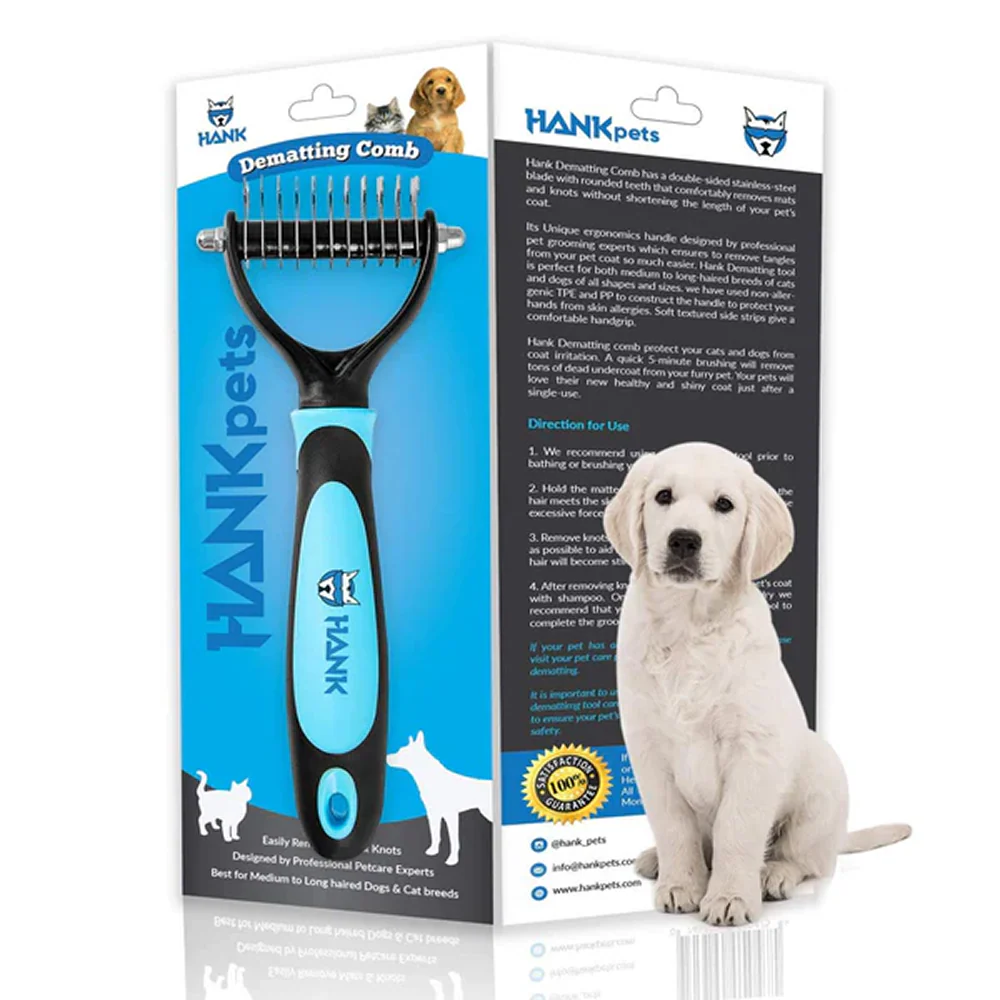 Hank Pet Safe Dematting Comb Easy Mats and Tangles Remover - Image 6